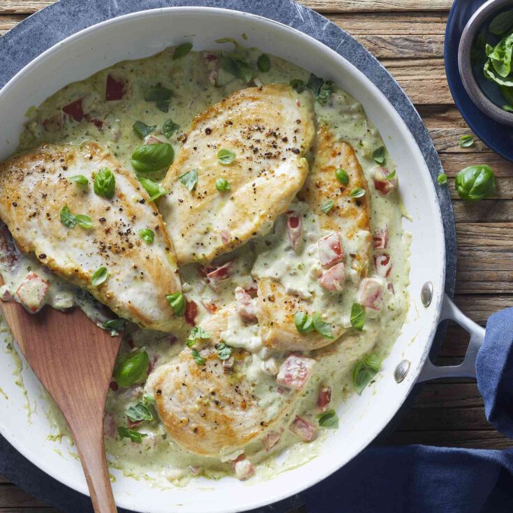 Creamy pesto chicken breast one pot Recipe 1