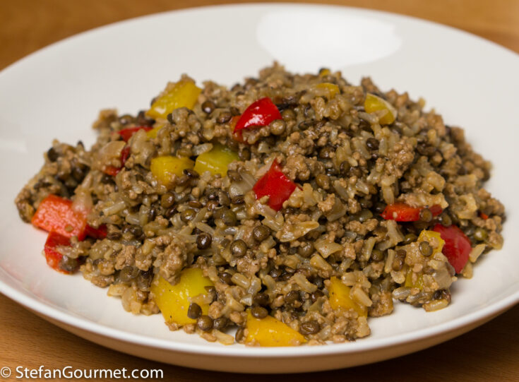 Lentil Brown Rice Pilaf Recipe