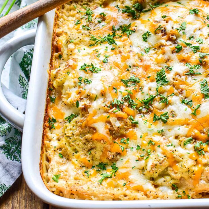 One Pan Cheesy Chicken Breast Casserole Recipe 2