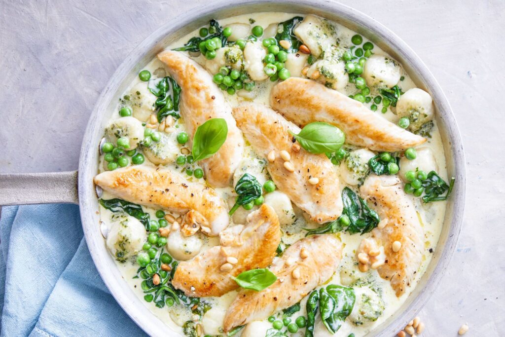 one-pan-creamy-pesto-chicken-gnocchi-169699-2